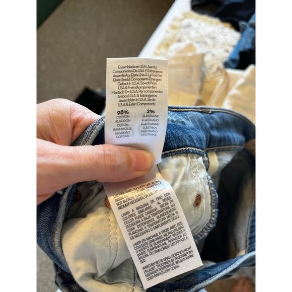 Mother Weekender Love Bomb Flare Jeans Blue Size 28 - Picture 8 of 9